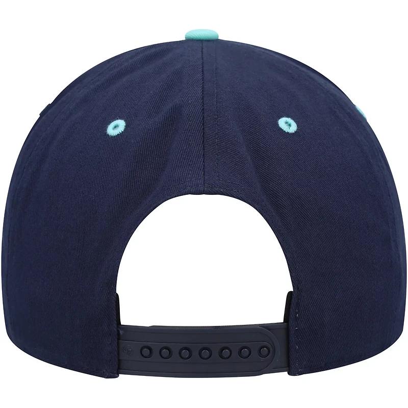'47 Deep Sea /Light Seattle Kraken Super Hitch Adjustable Snapback Hat