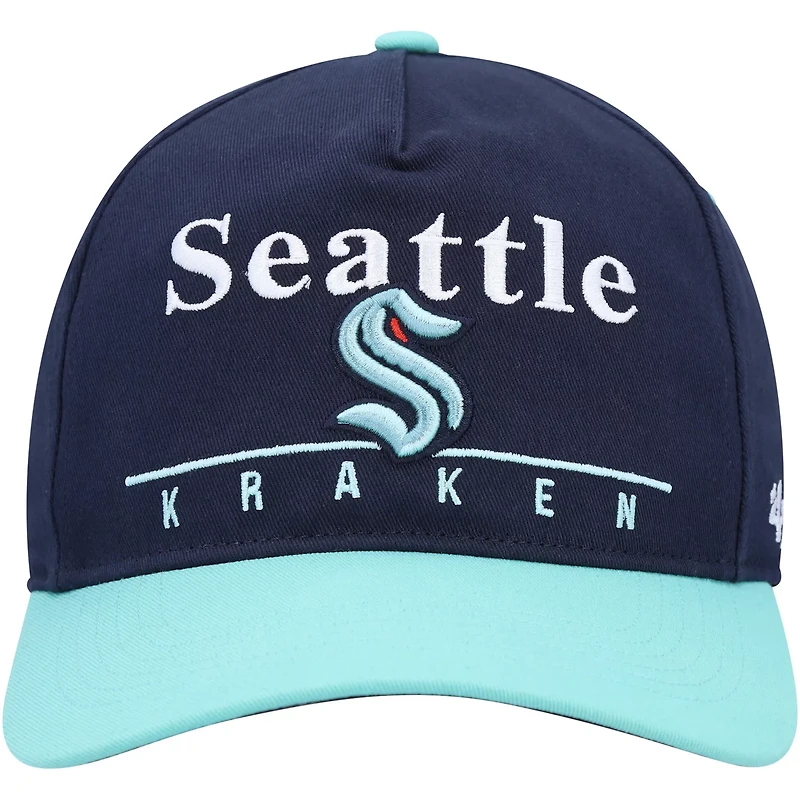 '47 Deep Sea /Light Seattle Kraken Super Hitch Adjustable Snapback Hat
