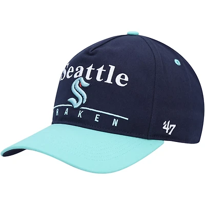 '47 Deep Sea /Light Seattle Kraken Super Hitch Adjustable Snapback Hat