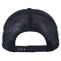 '47 Deep Sea Seattle Kraken Sideband Stripes Trucker Snapback Hat
