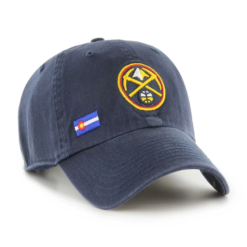 '47 Denver Nuggets Confetti Undervisor Clean Up Adjustable Hat