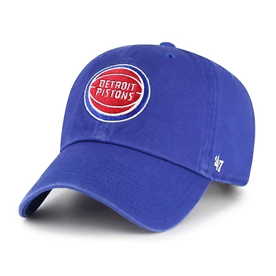 '47 Detroit Pistons Team Logo Clean Up Adjustable Hat