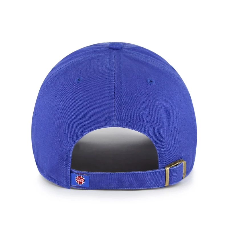 '47 Detroit Pistons Team Logo Clean Up Adjustable Hat