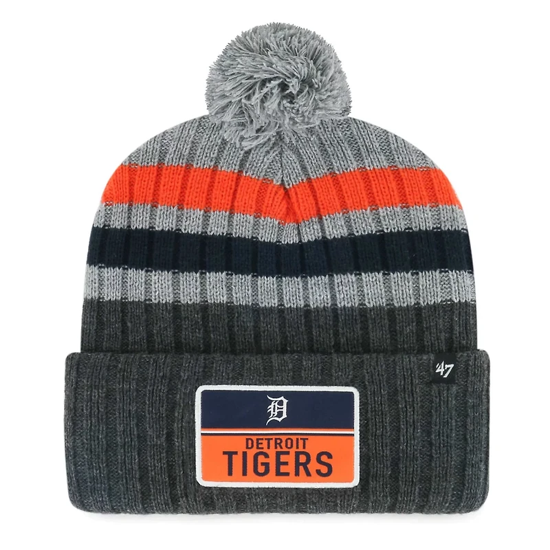 '47 Detroit Tigers Stack Cuffed Knit Hat with Pom