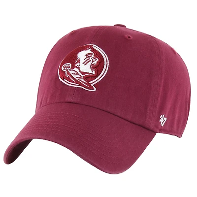 47 Florida State Seminoles Clean Up Adjustable Hat