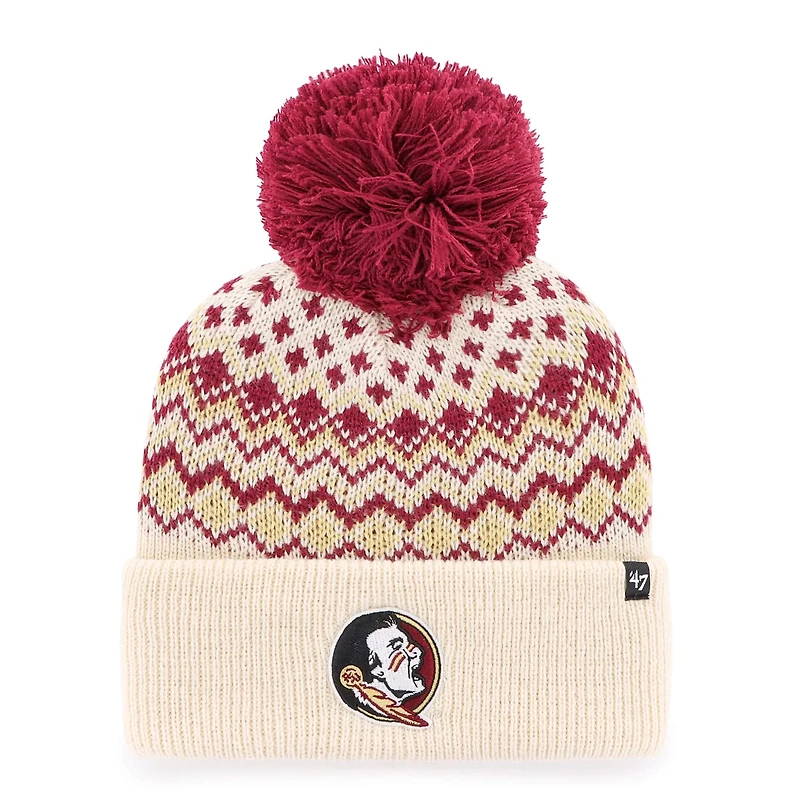 '47 Florida State Seminoles Elsa Cuffed Knit Hat with Pom