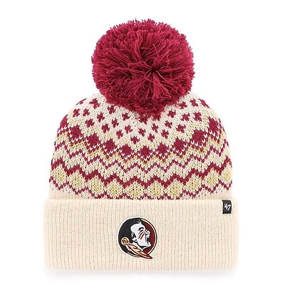 '47 Florida State Seminoles Elsa Cuffed Knit Hat with Pom