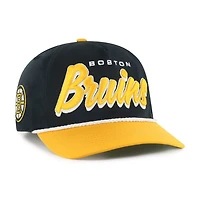 '47 Gold Boston Bruins Dropshadow Rope Hitch Adjustable Hat