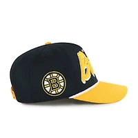 '47 Gold Boston Bruins Dropshadow Rope Hitch Adjustable Hat