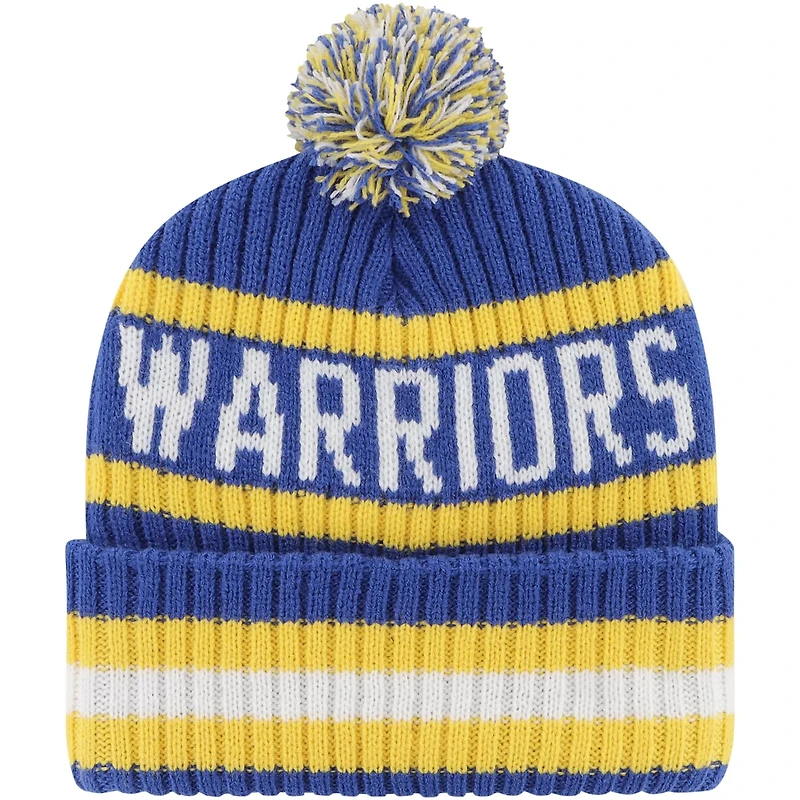 47 Golden State Warriors Bering Cuffed Knit Hat with Pom