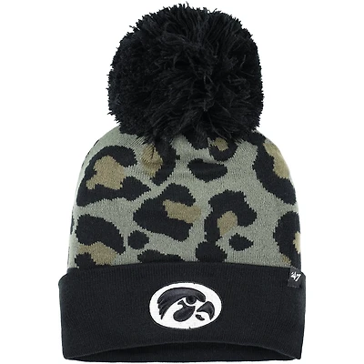 '47 Hunter Iowa Hawkeyes Bagheera Cuffed Knit Hat with Pom