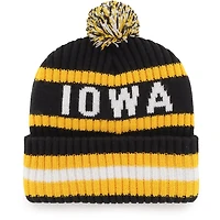 '47 Iowa Hawkeyes Bering Cuffed Knit Hat with Pom