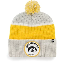 '47 Iowa Hawkeyes Holcomb Cuffed Knit Hat with Pom