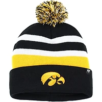 '47 Iowa Hawkeyes State Line Cuffed Knit Hat with Pom