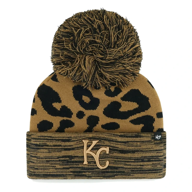 '47 Kansas City Royals Rosette Cuffed Knit Hat with Pom