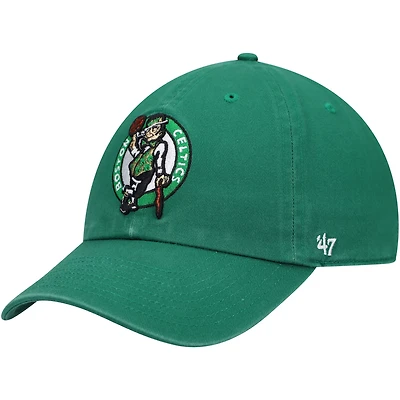 '47 Kelly Boston Celtics Logo Clean Up Adjustable Hat