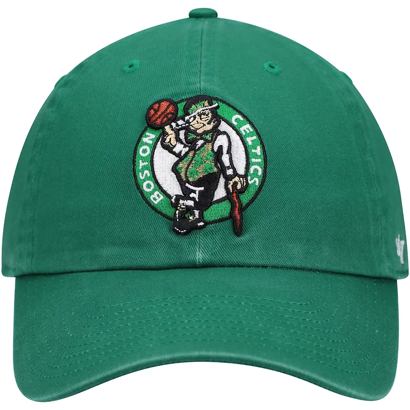 '47 Kelly Boston Celtics Logo Clean Up Adjustable Hat