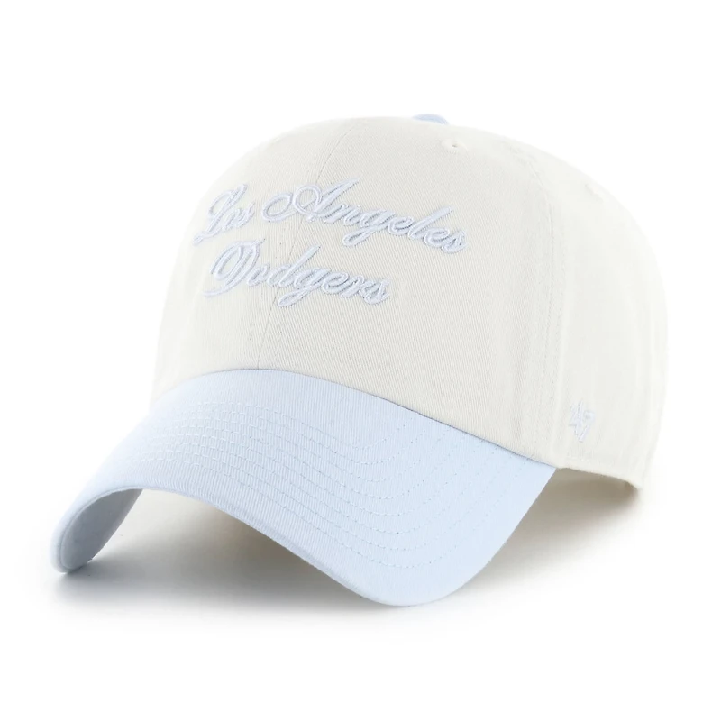 '47 Light Blue Los Angeles Dodgers Gelato Two-Tone Clean Up Adjustable Hat