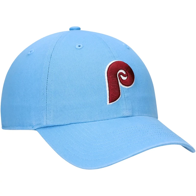 '47 Light Philadelphia Phillies Logo Cooperstown Collection Clean Up Adjustable Hat