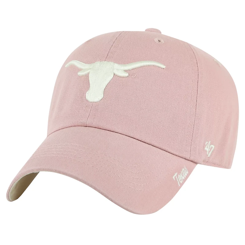 '47 Light Texas Longhorns Dusty Miata Clean Up Adjustable Hat