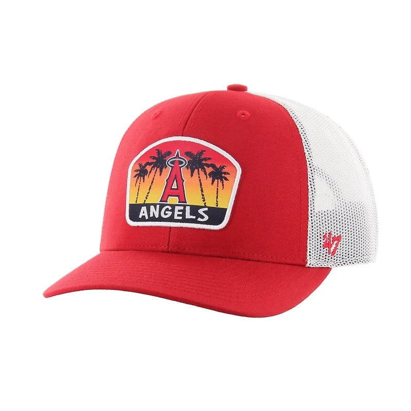 '47 Los Angeles Angels Retro Region Patch Trucker Adjustable Hat