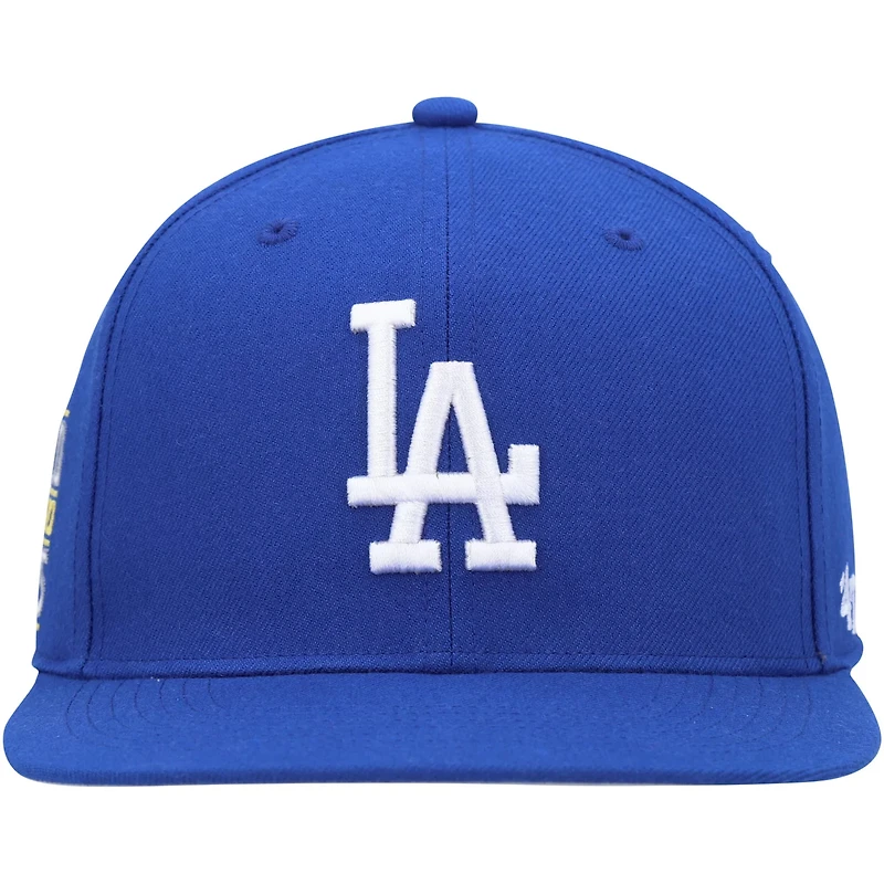 '47 Los Angeles Dodgers 2020 World Series Sure Shot Captain Snapback Hat