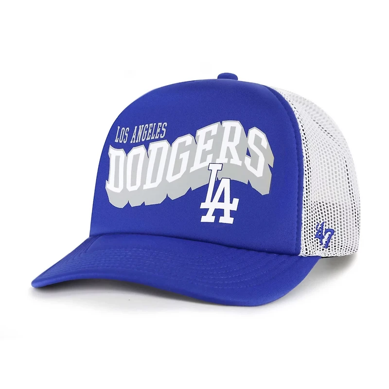 '47 Los Angeles Dodgers Meander Foam Trucker Snapback Hat