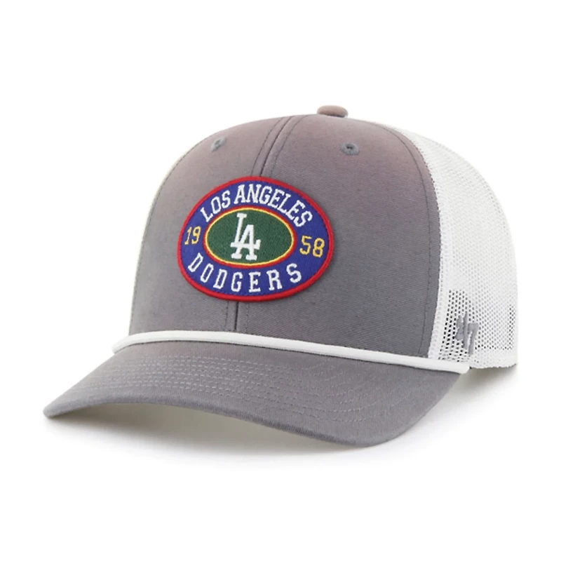 '47 Los Angeles Dodgers Tide Sweep Rope Trucker Adjustable Hat