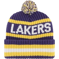 47 Los Angeles Lakers Bering Cuffed Knit Hat with Pom