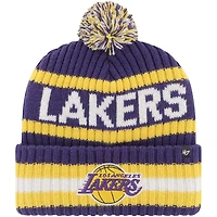 47 Los Angeles Lakers Bering Cuffed Knit Hat with Pom