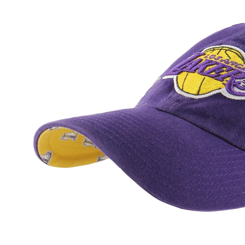 '47 Los Angeles Lakers Confetti Undervisor Clean Up Adjustable Hat