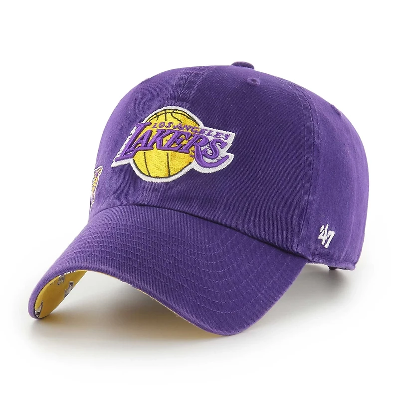 '47 Los Angeles Lakers Confetti Undervisor Clean Up Adjustable Hat
