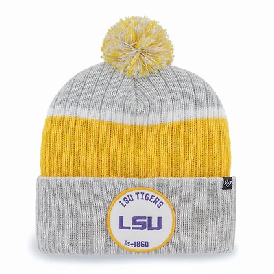 '47 LSU Tigers Holcomb Cuffed Knit Hat with Pom