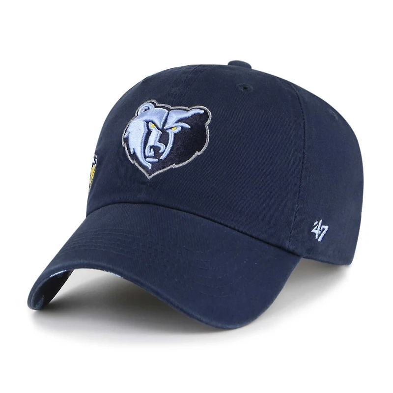 '47 Memphis Grizzlies Confetti Undervisor Clean Up Adjustable Hat