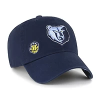 '47 Memphis Grizzlies Confetti Undervisor Clean Up Adjustable Hat