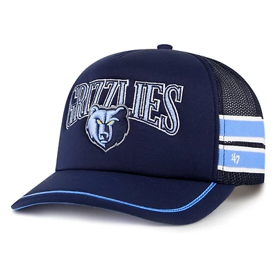 '47 Memphis Grizzlies Sidebrand Stripes Trucker Adjustable Hat