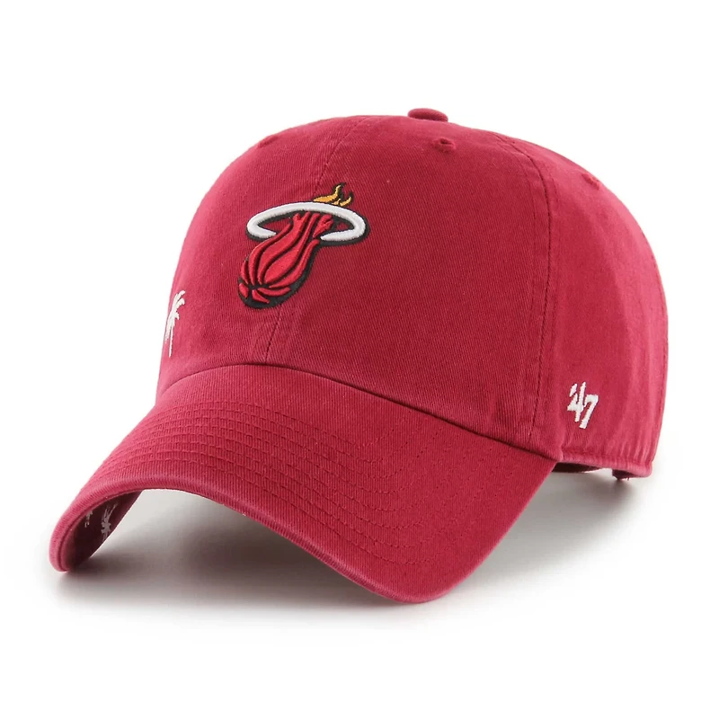 '47 Miami Heat Confetti Undervisor Clean Up Adjustable Hat