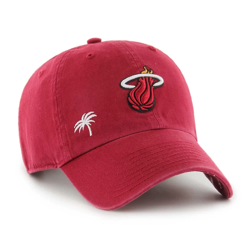 '47 Miami Heat Confetti Undervisor Clean Up Adjustable Hat