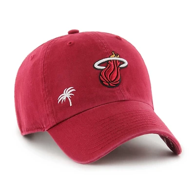 '47 Miami Heat Confetti Undervisor Clean Up Adjustable Hat