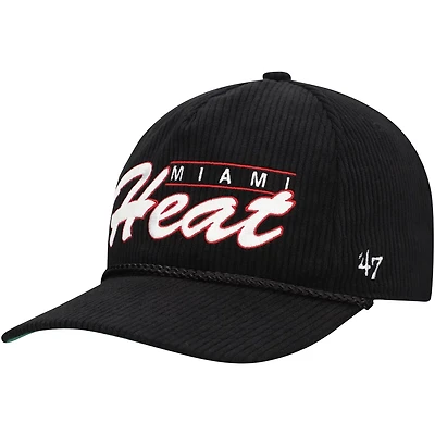 '47 Miami Heat Double Header Sidepatch Cord Hitch Adjustable Hat