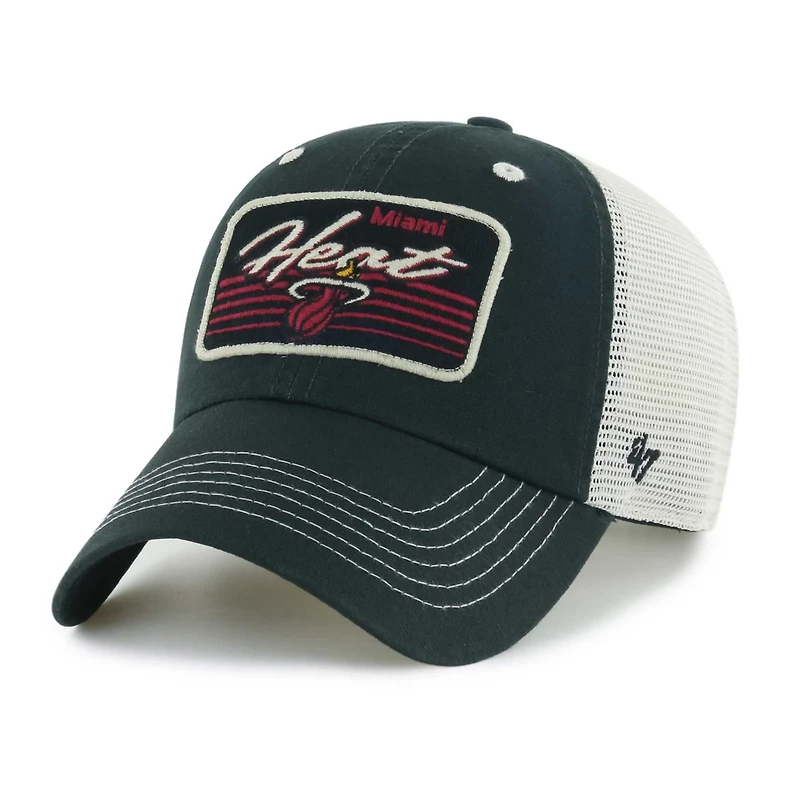 '47 Miami Heat Five Point Patch Clean Up Adjustable Hat