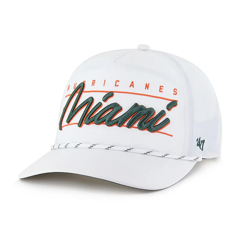 '47 Miami Hurricanes Condor Hitch brrr Adjustable Hat
