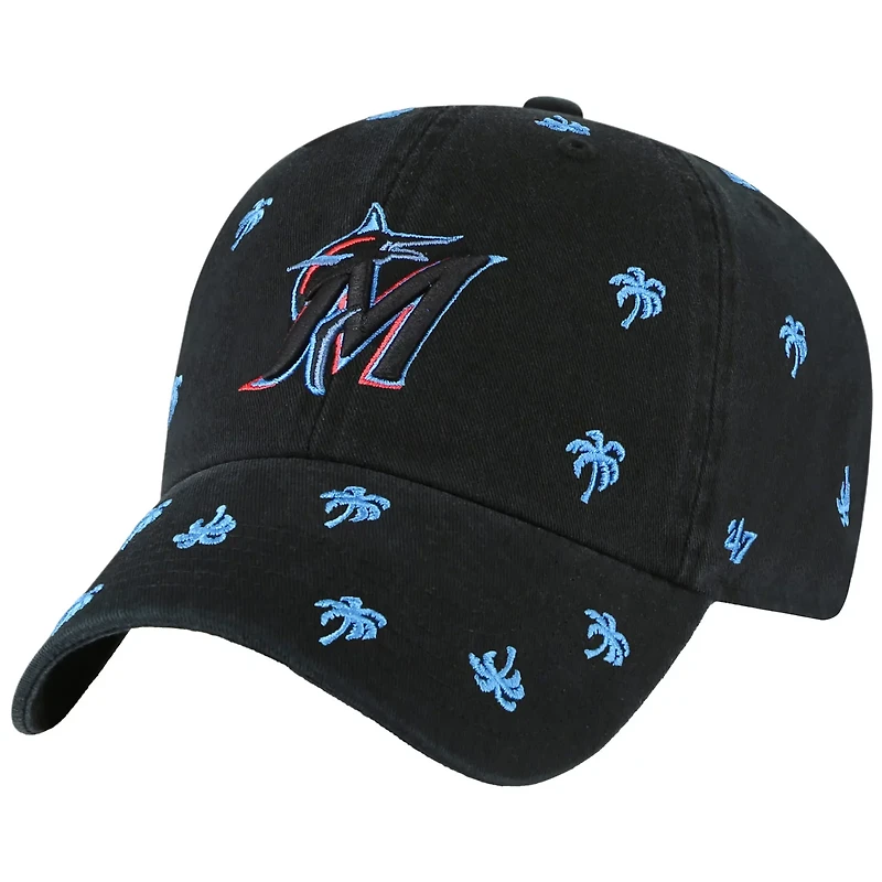 '47 Miami Marlins Confetti Clean Up Adjustable Hat