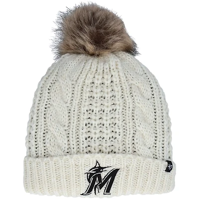 '47 Miami Marlins Meeko Cuffed Knit Hat with Pom