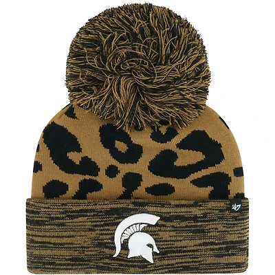 '47 Michigan State Spartans Rosette Cuffed Knit Hat with Pom