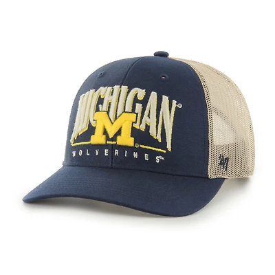 '47 Michigan Wolverines Arid Adjustable Trucker Hat