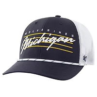 '47 Michigan Wolverines Downburst Trucker Adjustable Hat