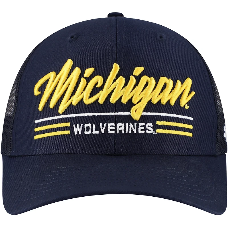 '47 Michigan Wolverines Garner Trucker Adjustable Hat