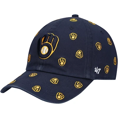 '47 Milwaukee Brewers Confetti Clean Up Adjustable Hat