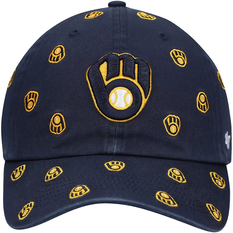 '47 Milwaukee Brewers Confetti Clean Up Adjustable Hat
